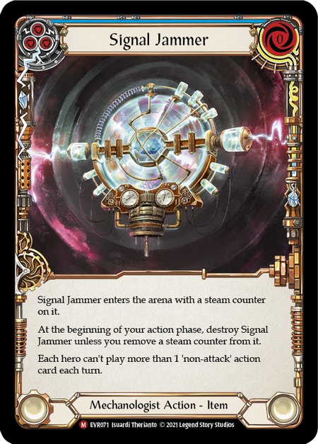 [071]【EN】【Rainbow Foil】Signal Jammer【EVR1st】[M][Mechanologist]