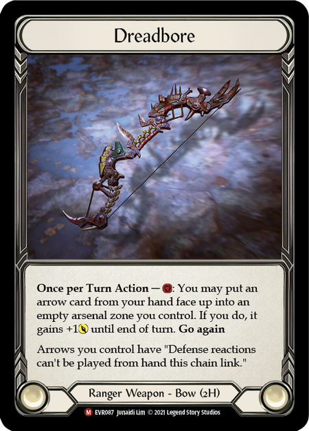 [087]【EN】【Cold Foil】Dreadbore【EVR1st】[M][Ranger][Weapon]