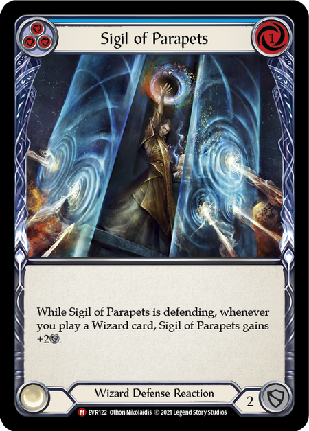 [122]【EN】【Rainbow Foil】Sigil of Parapets【EVR1st】[M][Wizard]