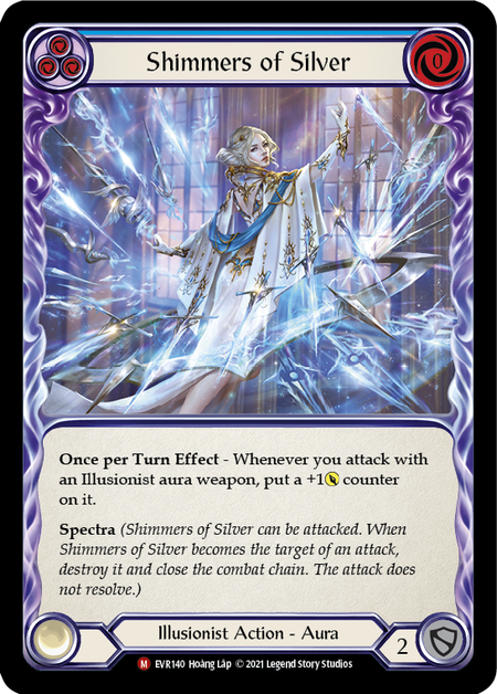 [140]【EN】【Rainbow Foil】Shimmers of Silver【EVR1st】[M][Illusionist]