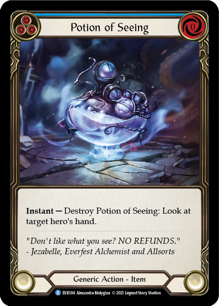 [184]【EN】【Cold Foil】Potion of Seeing【EVR1st】[R][Generic]