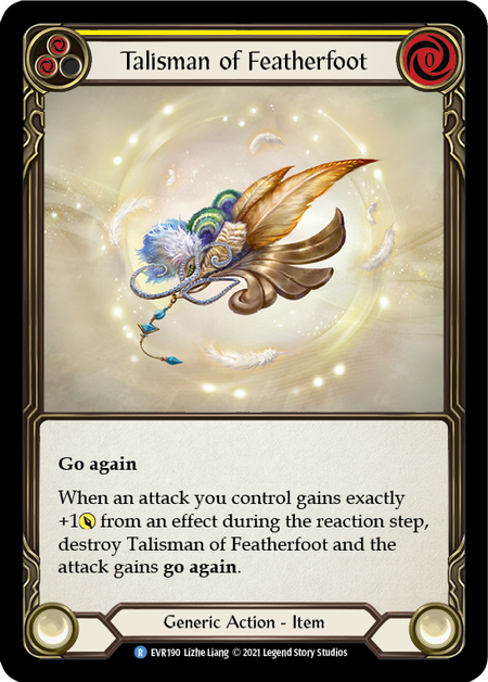 [190]【EN】【Cold Foil】Talisman of Featherfoot【EVR1st】[R][Generic]