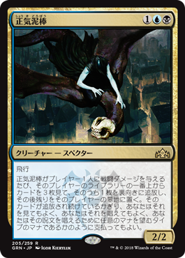 [205]【JP】【FOIL】正気泥棒/Thief of Sanity【GRN】[R][多色]