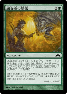 [129]【JP】【FOIL】捕食者の関係【GTC】[C][緑]