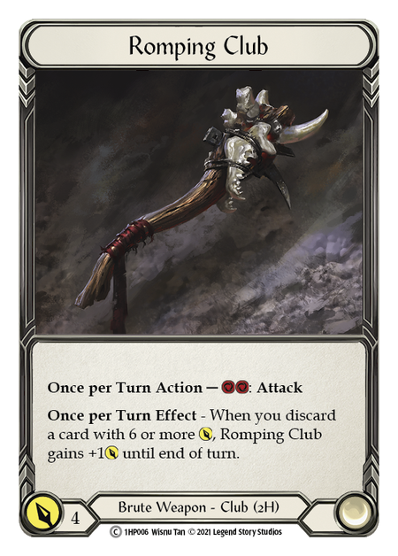 [006]【EN】Romping Club【HP1】[C][Brute][Weapon]