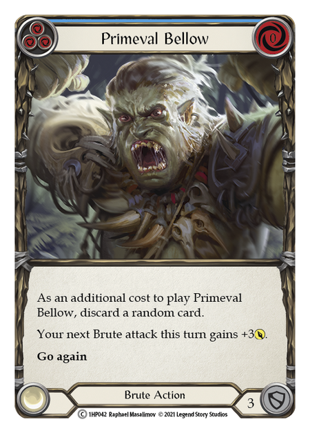 [042]【EN】Primeval Bellow (青)【HP1】[C][Brute]