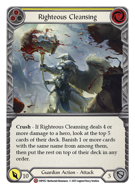 [052]【EN】Righteous Cleansing【HP1】[M][Guardian]