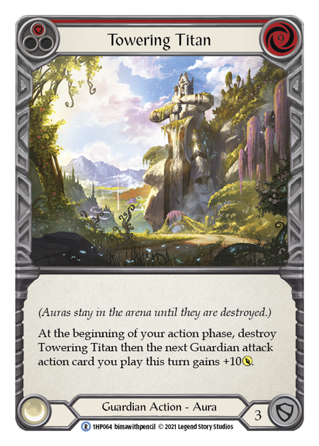 [064]【EN】Towering Titan (赤)【HP1】[R][Guardian]