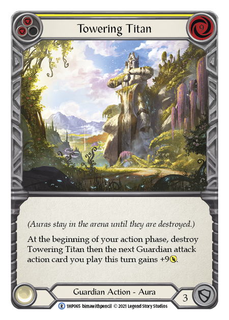 [065]【EN】Towering Titan (黄)【HP1】[R][Guardian]