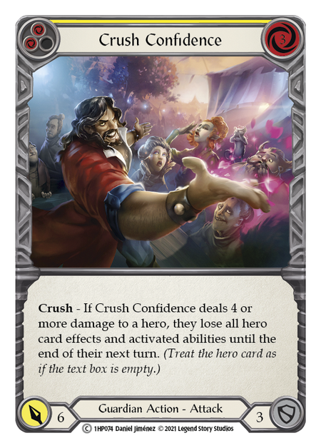 [074]【EN】Crush Confidence (黄)【HP1】[C][Guardian]