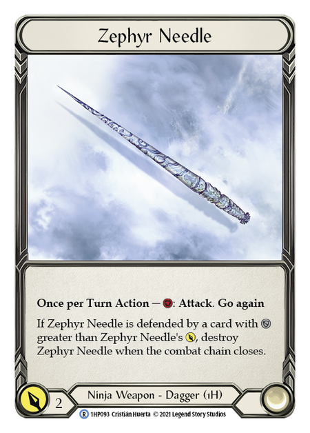 [093]【EN】Zephyr Needle【HP1】[R][Ninja][Weapon]