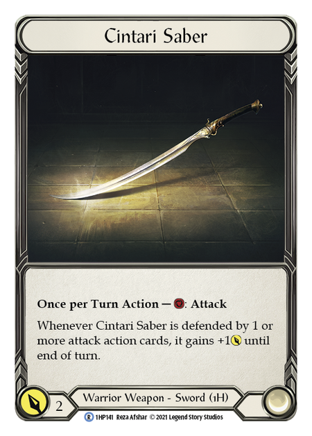 [141]【EN】Cintari Saber【HP1】[R][Warrior][Weapon]