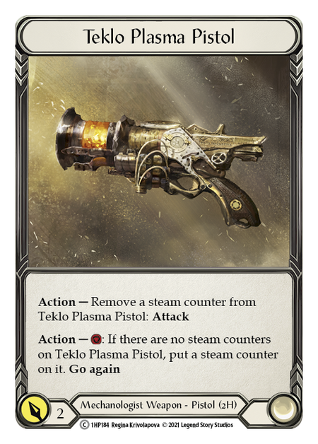 [184]【EN】Teklo Plasma Pistol【HP1】[C][Mechanologist][Weapon]