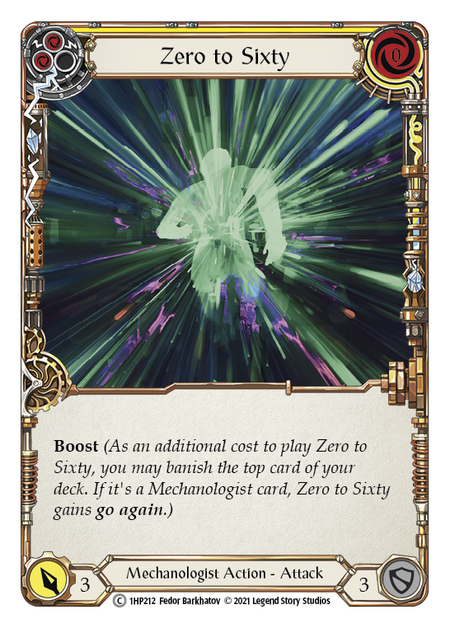 [212]【EN】Zero to Sixty (黄)【HP1】[C][Mechanologist]