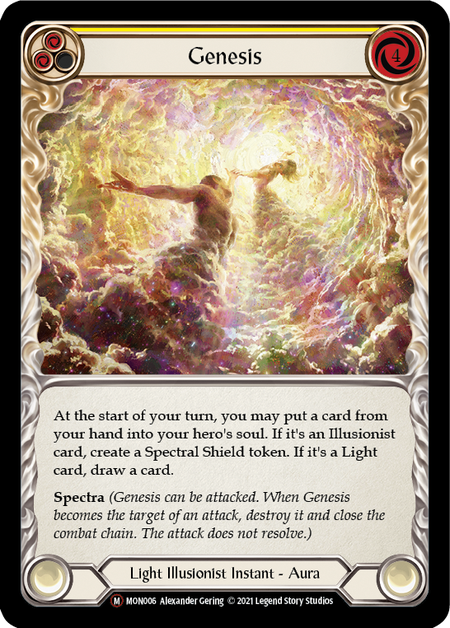 [006]【EN】【Rainbow Foil】Genesis【MON-UL】[M][Light Illusionist]