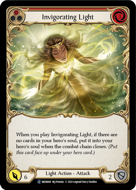 [066]【EN】【Rainbow Foil】Invigorating Light (赤)【MON-UL】[R][Light]