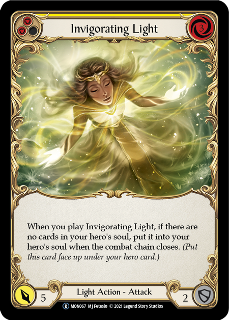 [067]【EN】【Rainbow Foil】Invigorating Light (黄)【MON-UL】[R][Light]