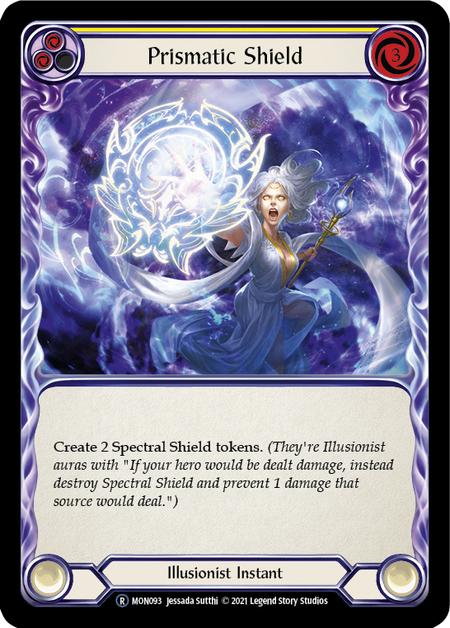 [093]【EN】【Rainbow Foil】Prismatic Shield (黄)【MON-UL】[R][Illusionist]