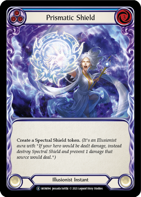 [094]【EN】Prismatic Shield (青)【MON-UL】[R][Illusionist]