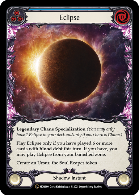 [190]【EN】【Rainbow Foil】Eclipse【MON-UL】[L][Shadow]