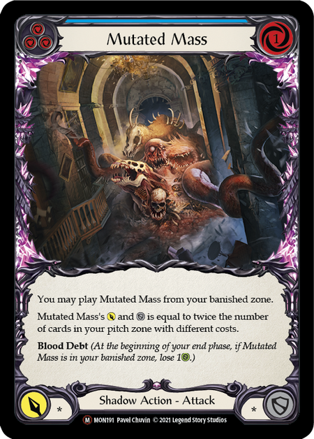 [191]【EN】【Rainbow Foil】Mutated Mass【MON-UL】[M][Shadow]