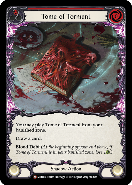 [194]【EN】【Rainbow Foil】Tome of Torment【MON-UL】[M][Shadow]