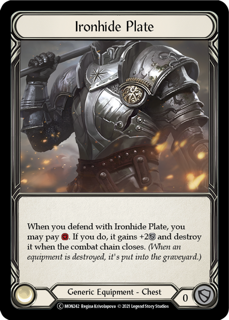 [242]【EN】Ironhide Plate【MON-UL】[C][Generic][Equipment]