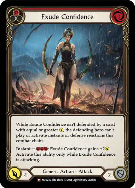 [245]【EN】【Rainbow Foil】Exude Confidence【MON-UL】[M][Generic]