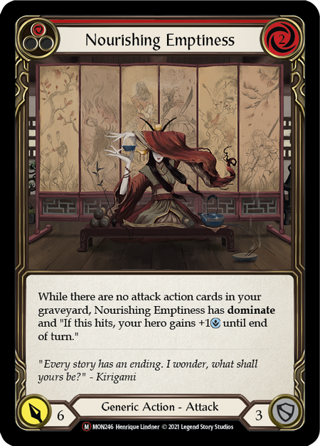 [246]【EN】【Rainbow Foil】Nourishing Emptiness【MON-UL】[M][Generic]