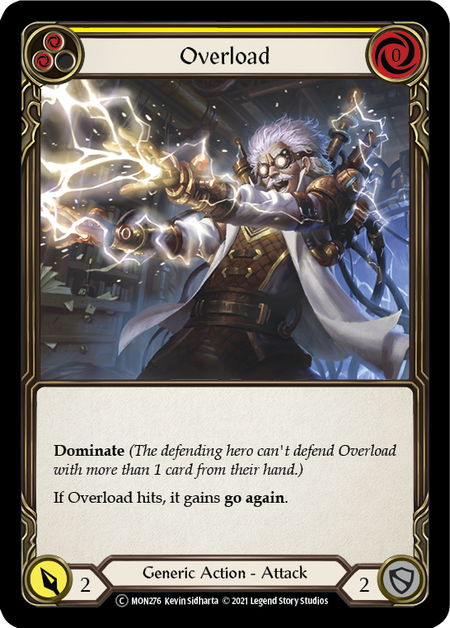 [276]【EN】【Rainbow Foil】Overload (黄)【MON-UL】[C][Generic]