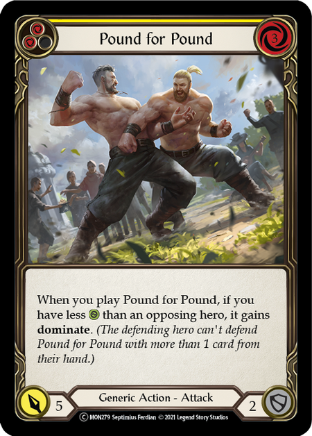 [279]【EN】Pound for Pound (黄)【MON-UL】[C][Generic]