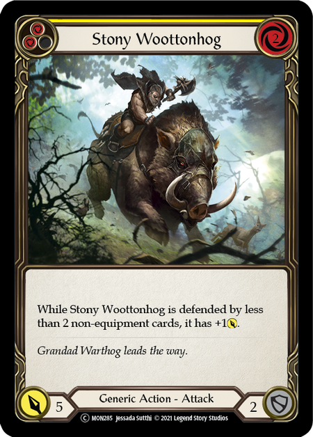 [285]【EN】Stony Woottonhog (黄)【MON-UL】[C][Generic]