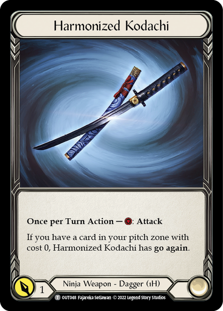 [048]【EN】Harmonized Kodachi【OUT】[T][Ninja][Weapon]