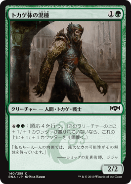 [140]【JP】【FOIL】トカゲ体の混種/Sauroform Hybrid【RNA】[C][緑]