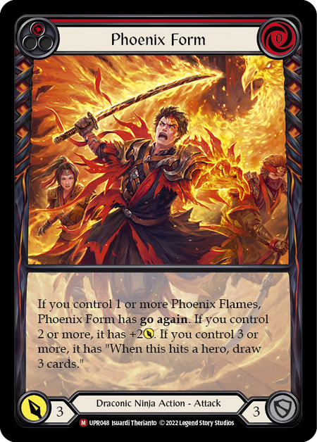 [048]【EN】【Rainbow Foil Extended Art】Phoenix Form【UPR】[M][Draconic/Ninja]