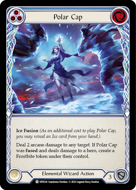 [124]【EN】【Rainbow Foil】Polar Cap (青)【UPR】[C][Elemental/Wizard]