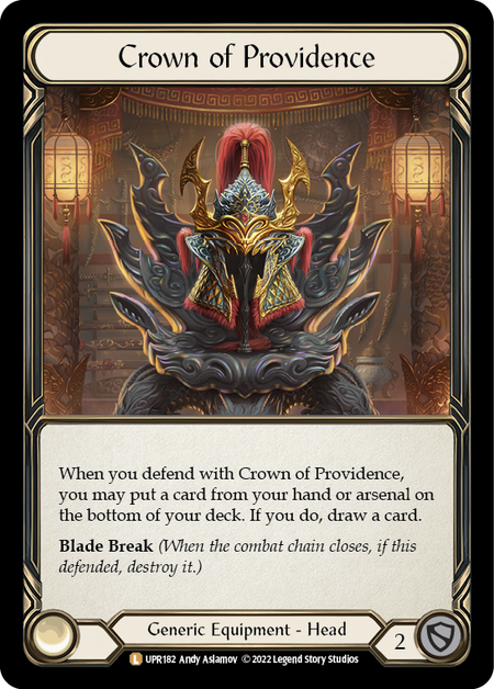 [182]【EN】【Cold Foil】Crown of Providence【UPR】[L][Generic][Equipment]