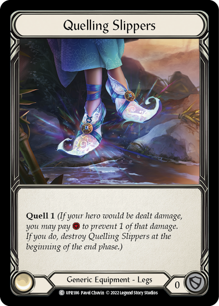 [186]【EN】【Cold Foil】Quelling Slippers【UPR】[C][Generic][Equipment]