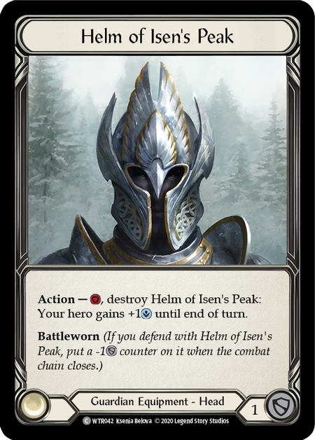 [042]【EN】Helm of Isen's Peak【WTR-UL】[C][Guardian][Equipment]