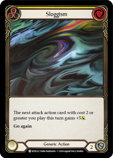 [222]【EN】【Rainbow Foil】Sloggism (黄)【WTR-UL】[C][Generic]