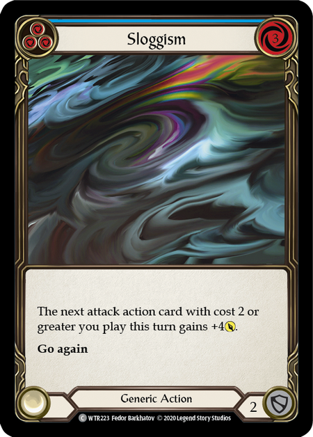 [223]【EN】【Rainbow Foil】Sloggism (青)【WTR-UL】[C][Generic]