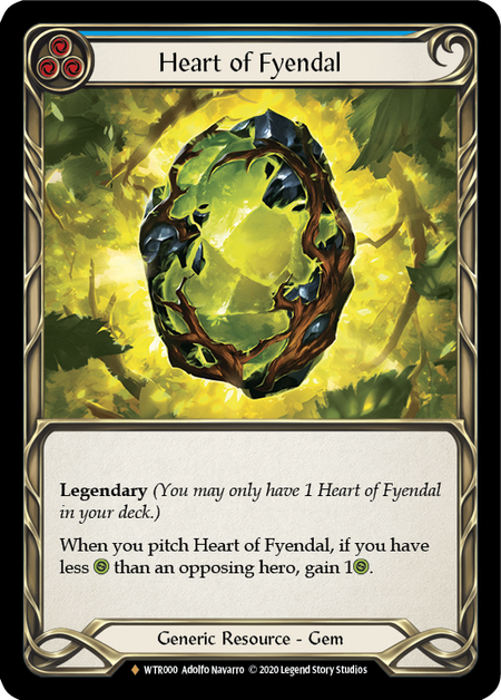 [000]【EN】【Rainbow Foil】Heart of Fyendal【WTR-UL】[F][Generic]